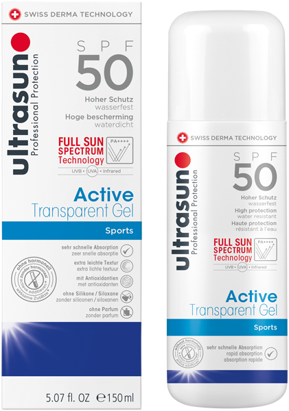Ultrasun Active Transparent Gel SPF 50 | Parfümerie Godel