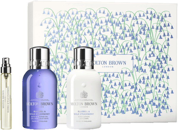 Molton Brown Bluebell & Wild Strawberry Reisekollektion Set
