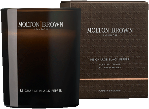 Molton Brown Re-Charge Black Pepper Single Wick Candle Molton Brown Re-Charge Black Pepper Single Wick Candle