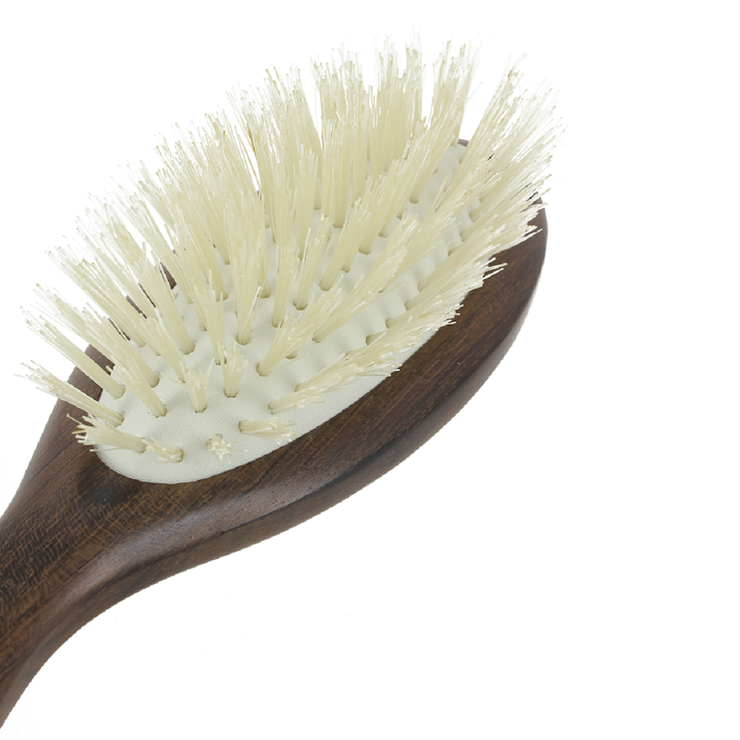 Christophe Robin Travel Hairbrush 100% Natural Boar-Bristle & Wood