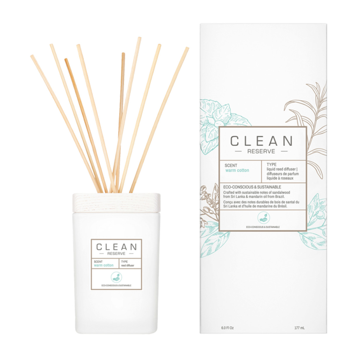 Clean Reserve Home Collection Warm Cotton Diffuser Clean Reserve Home Collection Warm Cotton Diffuser