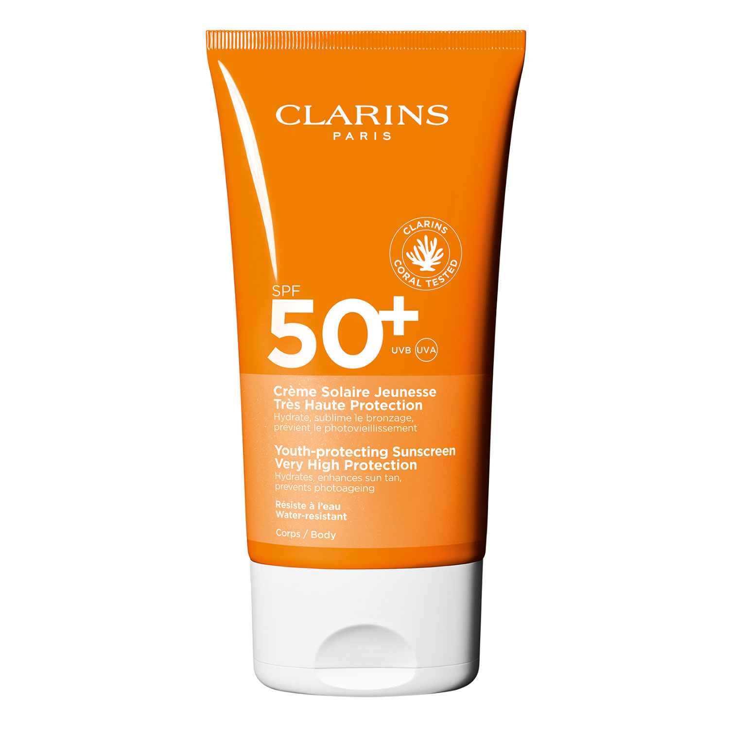 3666057288142MhxMFV2zkrzwU Clarins Crème Solaire Corps SPF 50+