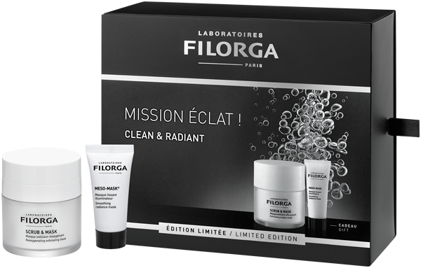 Filorga Clean & Radiant Set = Scrub & Mask 55 ml + Meso-Mask 15 ml