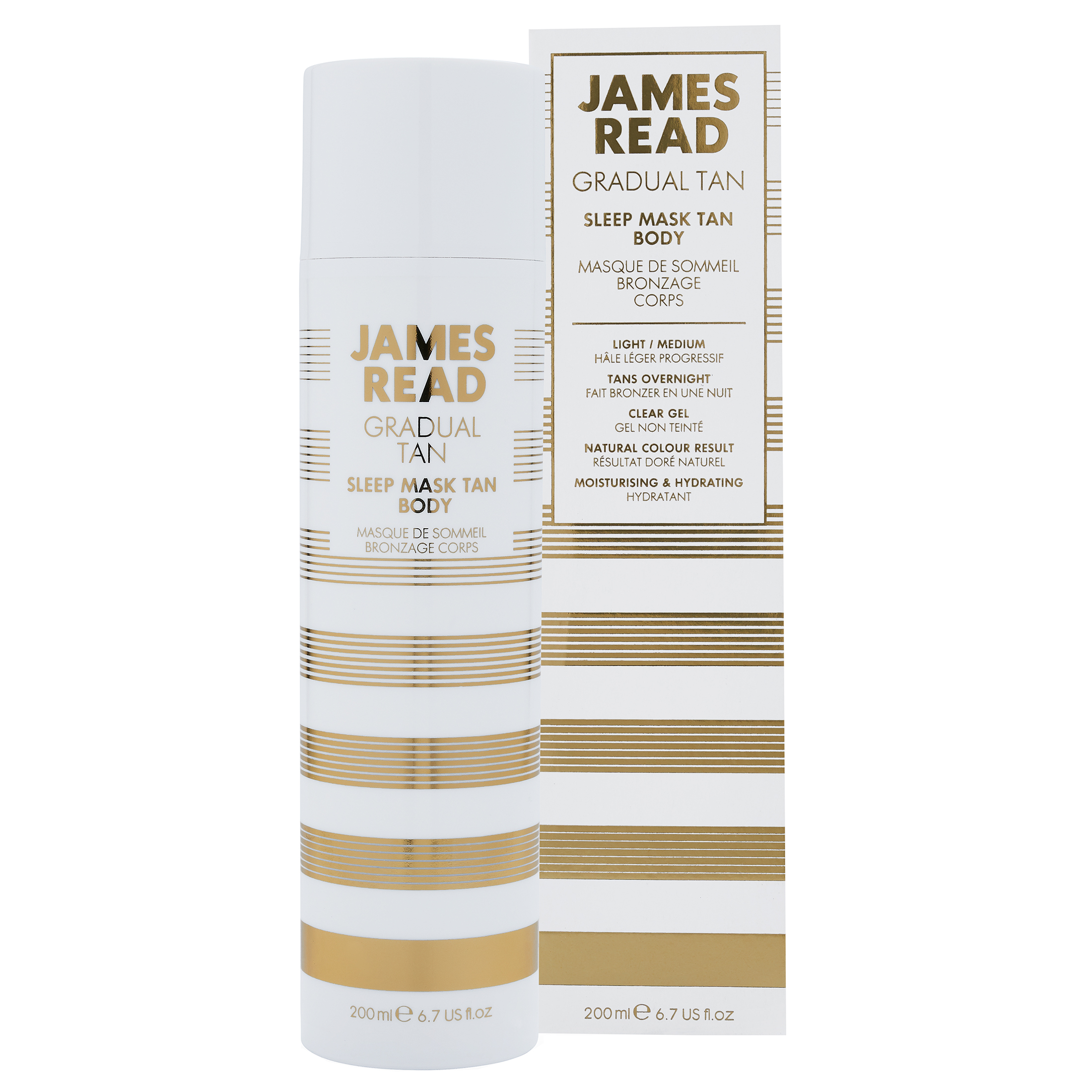 James Read Sleep Mask Tan Body