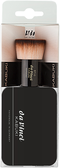Da Vinci Kabuki Foundation-/Puderpinsel in Reisebox 9710