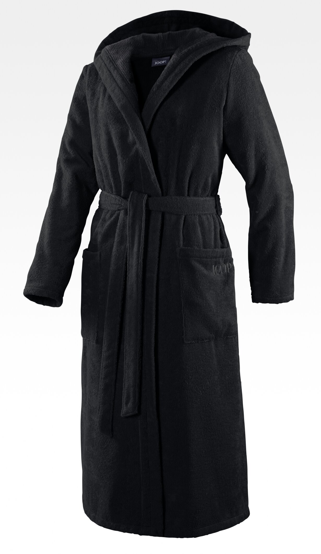 JOOP_BBM_Bademantel-Damen-Kapuze_4011638867077 Joop! Bademantel Damen schwarz 40/42