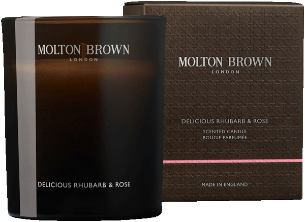 Molton Brown Delicious Rhubarb & Rose Three Wick Candle Molton Brown Delicious Rhubarb & Rose Three Wick Candle