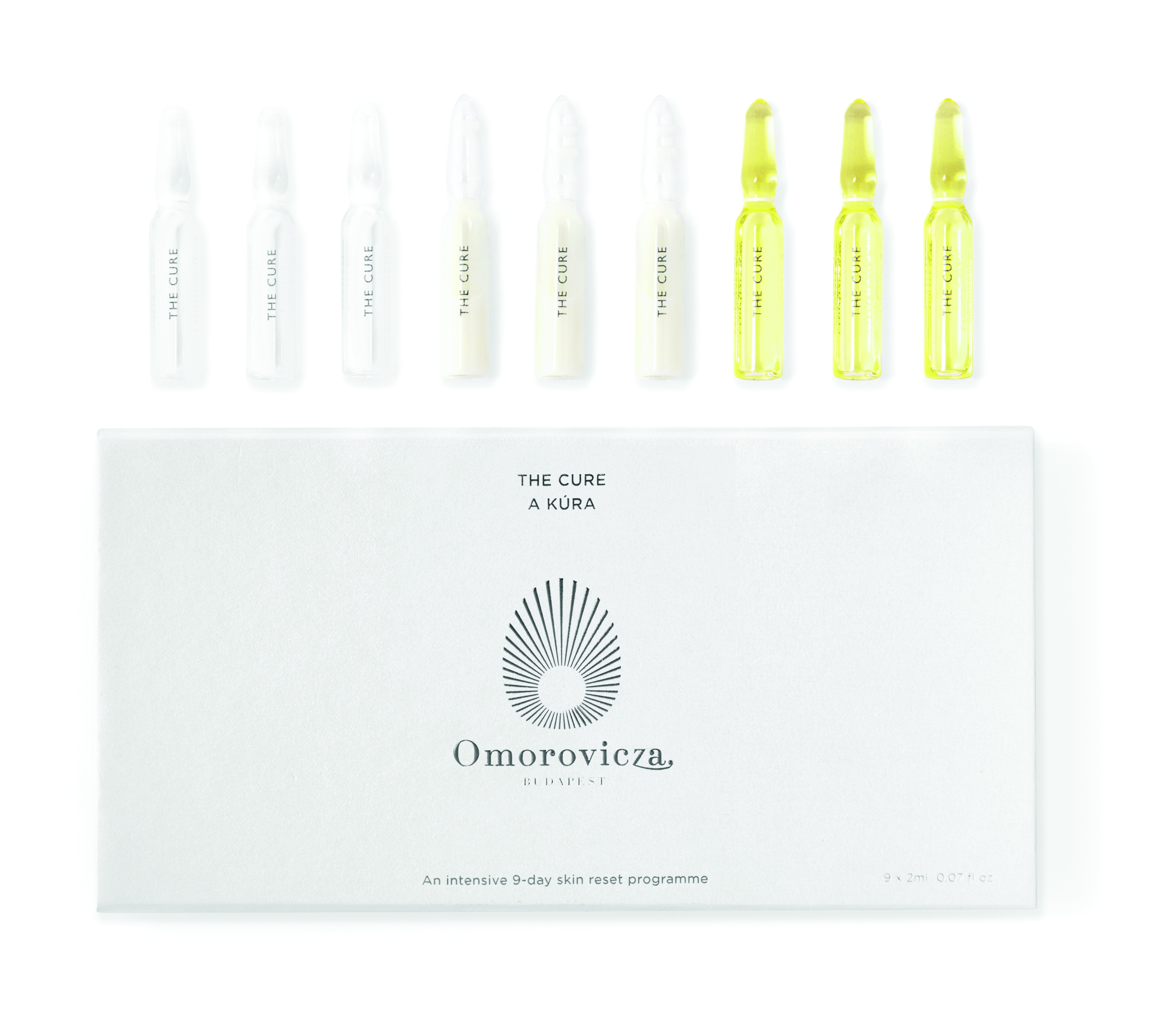 BOX_AND_AMPOULES_FLAT Omorovicza The Cure