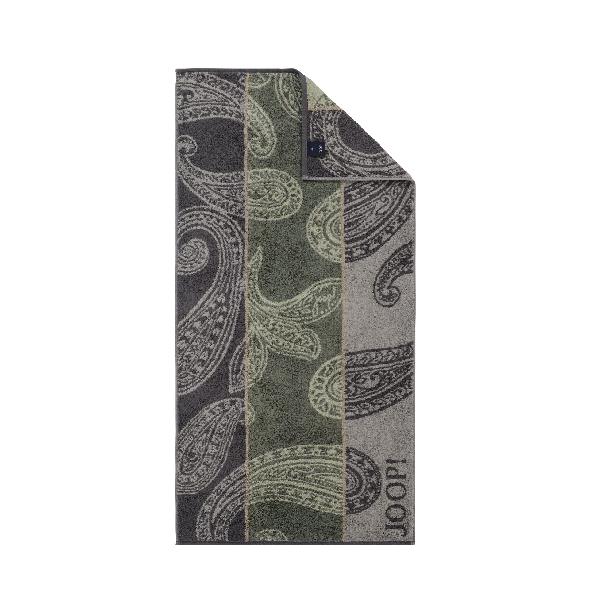 Joop! Handtuch 50x100 Contour Paisley Oliv