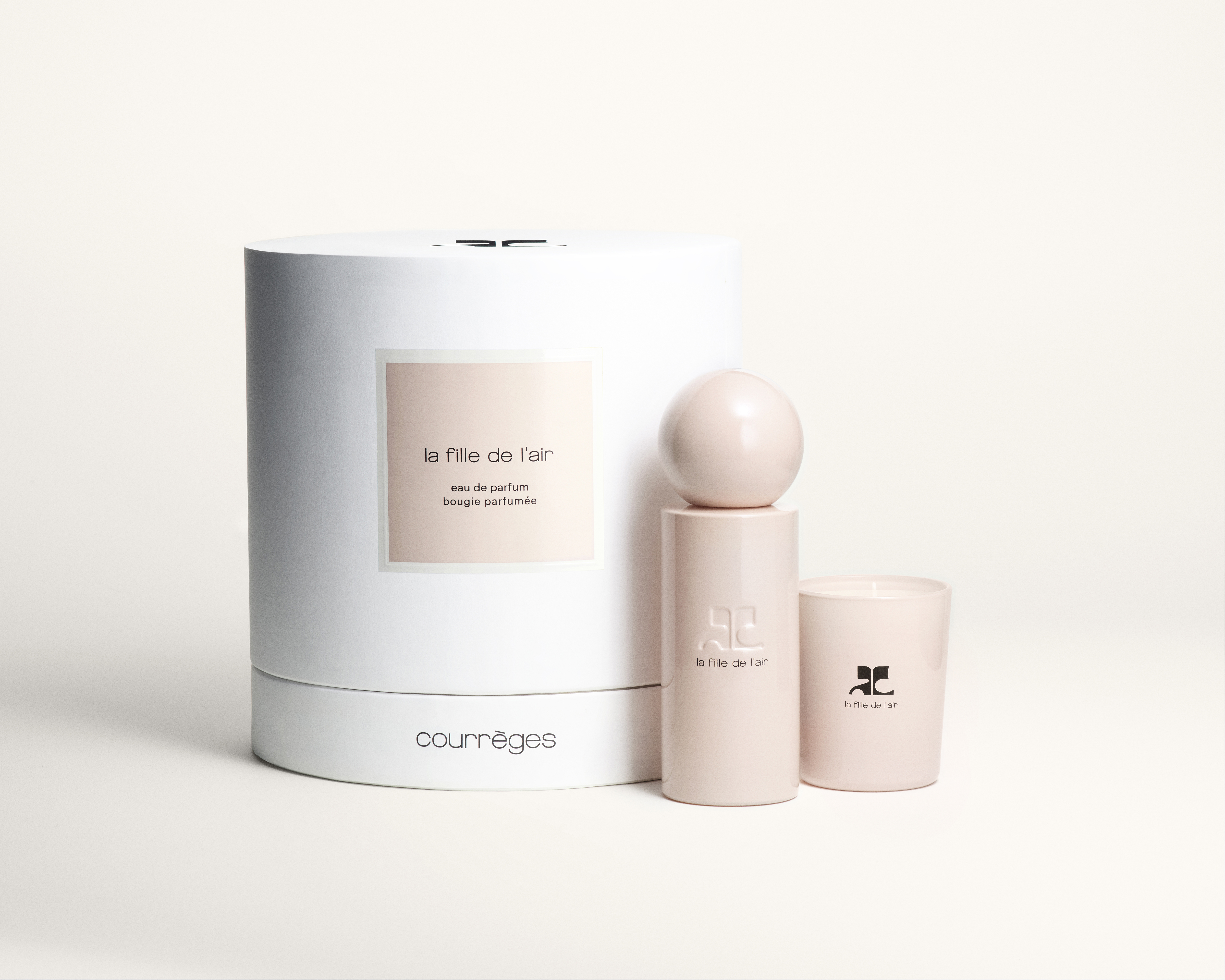 Courrèges La Fille De L'Air Set = E.d.P. Nat. Spray 100 ml + Duftkerze 75 g