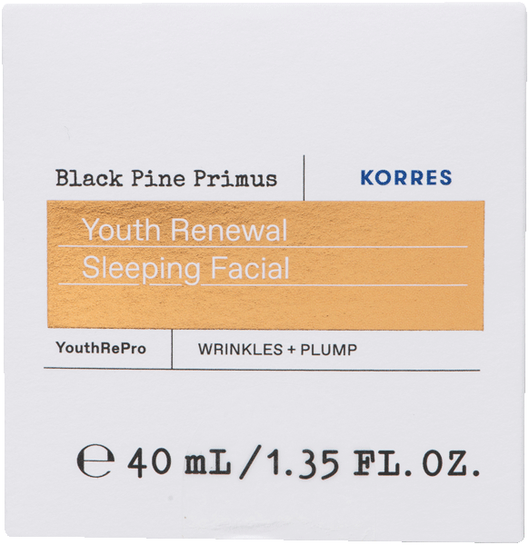 Korres Black Pine Primus Erneuernde Nachtcreme gegen Falten