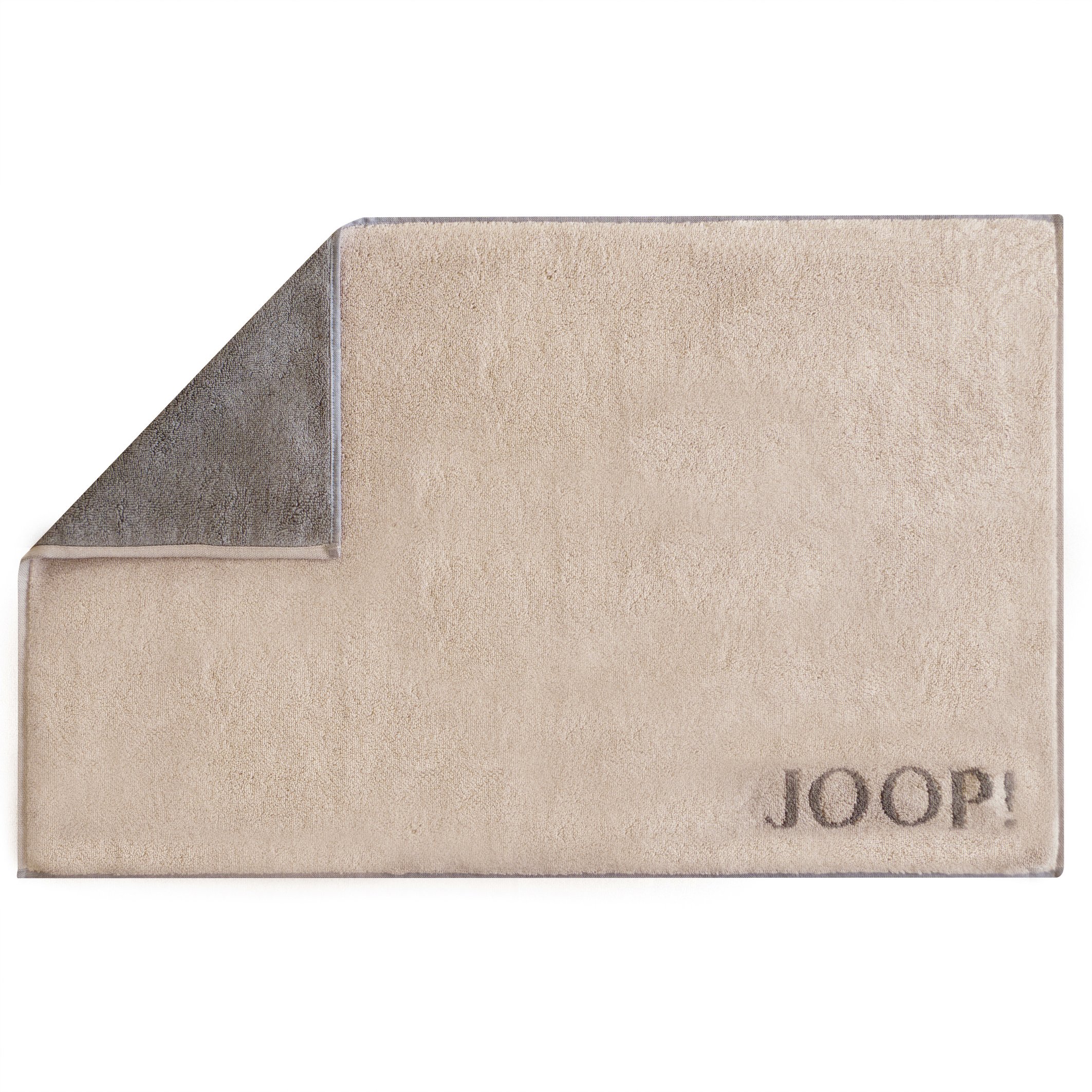 Joop! Badematte Doubleface 50x80 Sand/Graphit