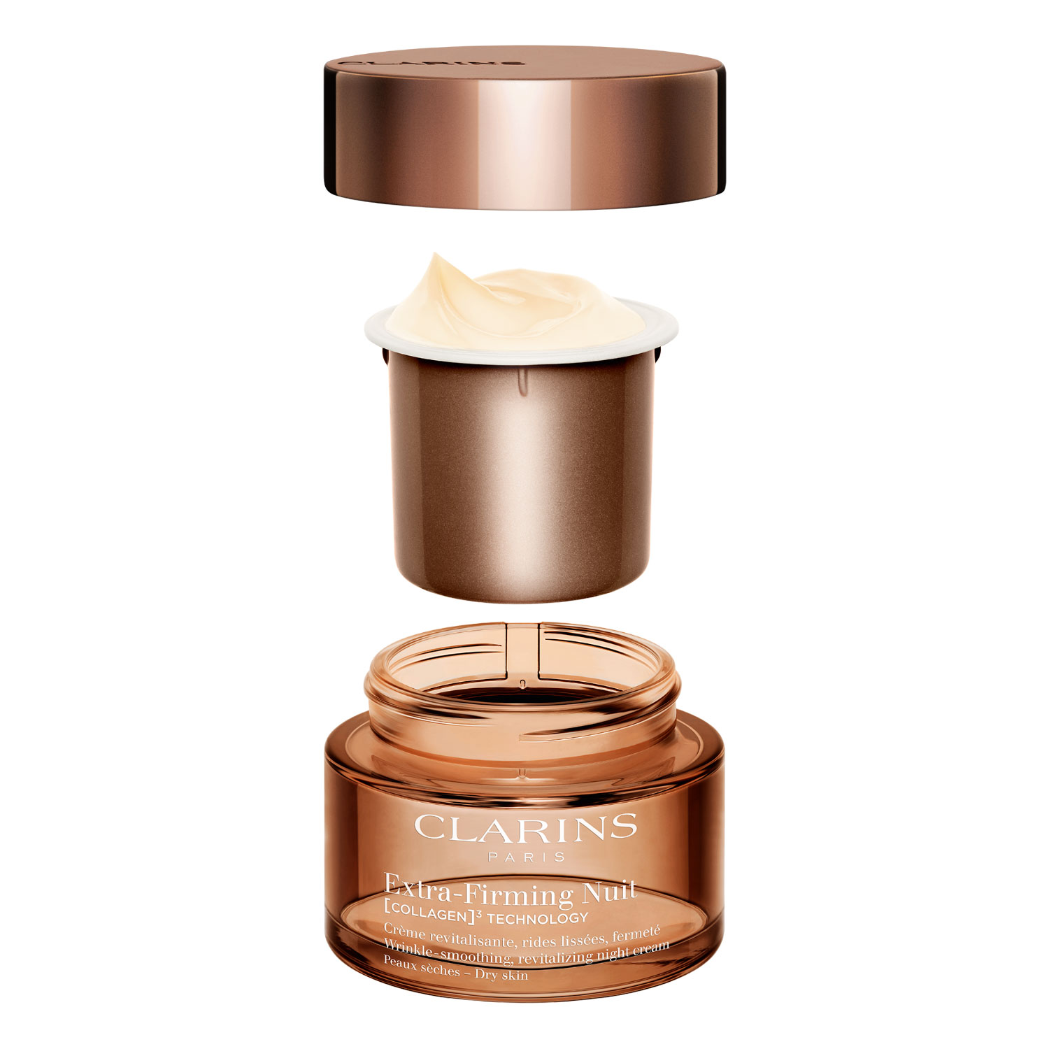 Clarins Extra-Firming Nuit [Collagen]³ Technology Crème PS Refillable
