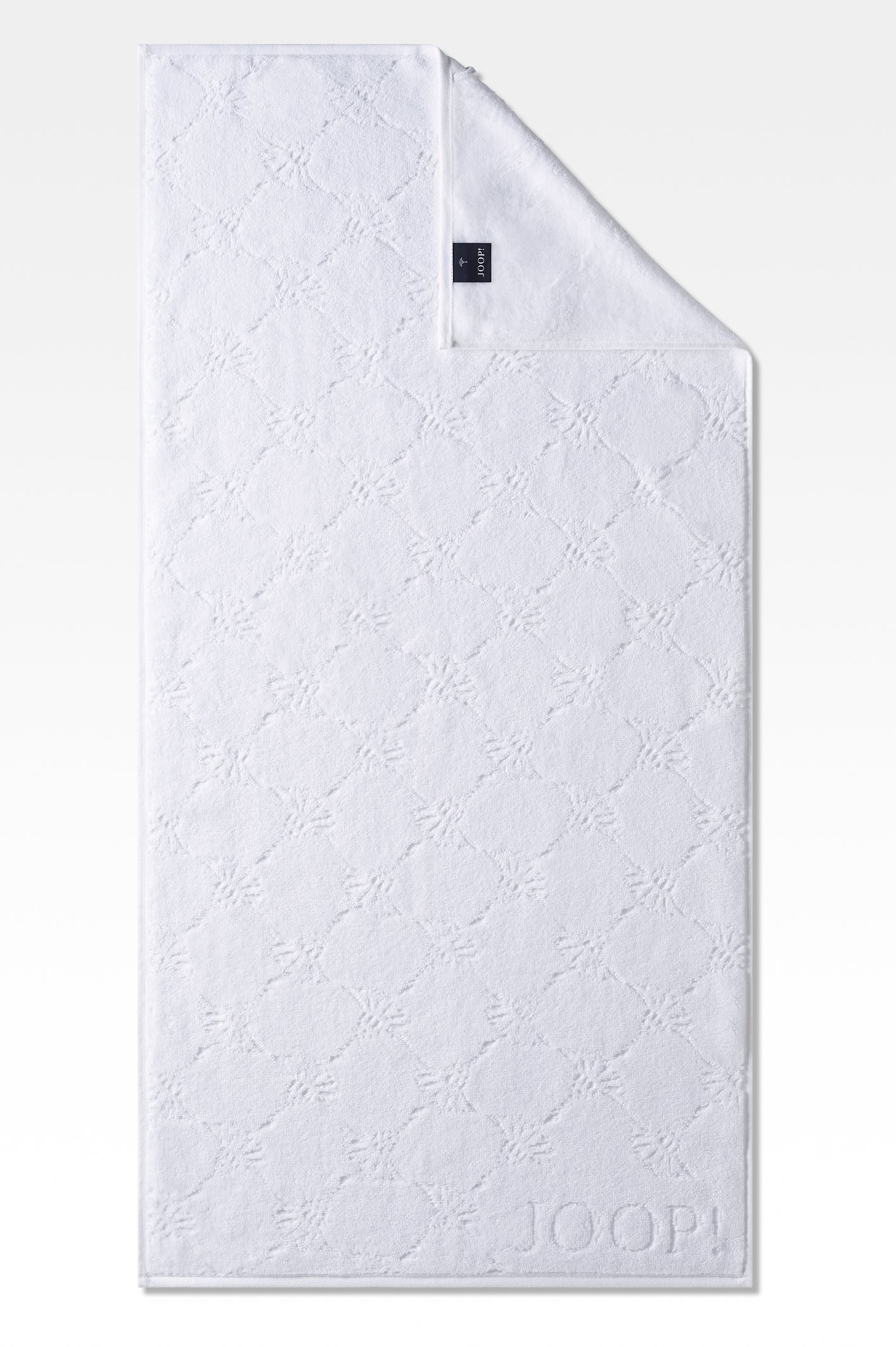 Joop! Handtuch 50x100 Uni-Cornflower weiß