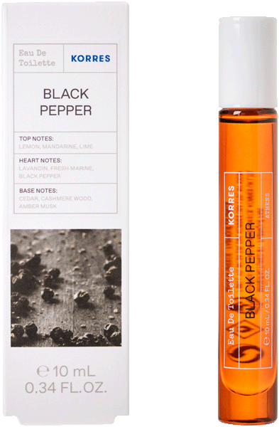 Korres Black Pepper EdT Nat. Spray Deluxe Reisegröße
