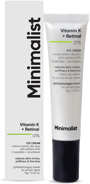 Minimalist Vitamin K + Retinal 01% Eye Cream