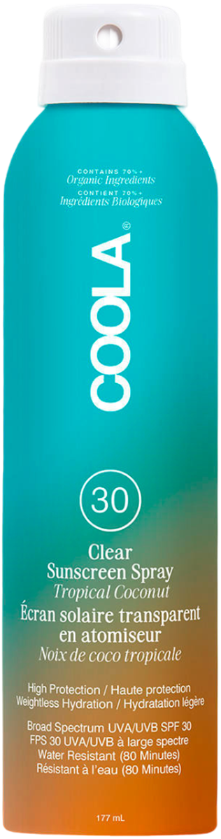 Coola Classic Body Spray Tropical Coconut SPF 30