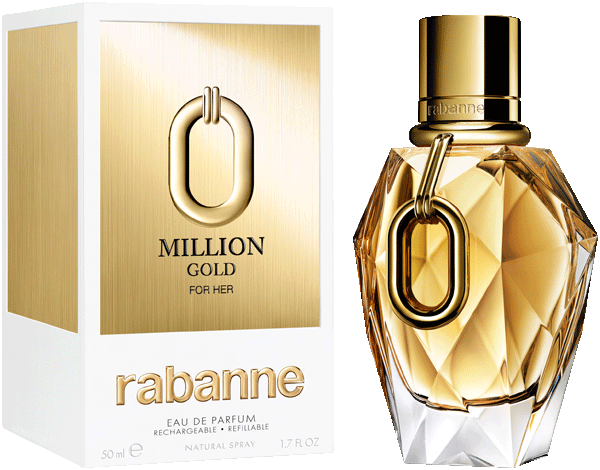 Rabanne Million Gold For Her EdP Nat. Spray Refillable Rabanne Million Gold For Her EdP Nat. Spray Refillable