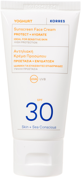 Korres Yoghurt Sonnencreme für das Gesicht SPF30