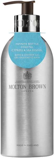 Molton Brown Bottle Coastal Cypress & Sea Fennel Bath & Shower Gel
