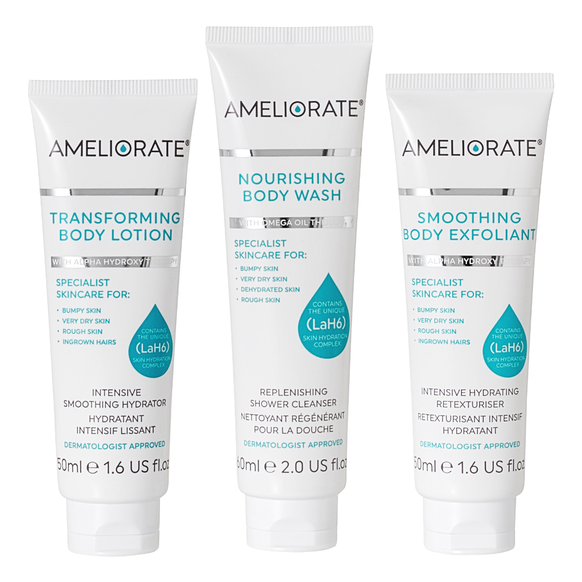 Ameliorate 3 Steps to Smooth Skin