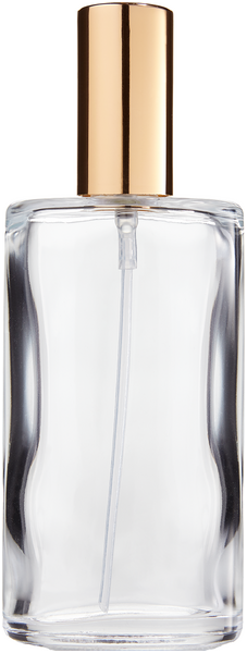 Fantasia Klarglas-Flasche, oval, Kappe, Zerstäuberpumpe