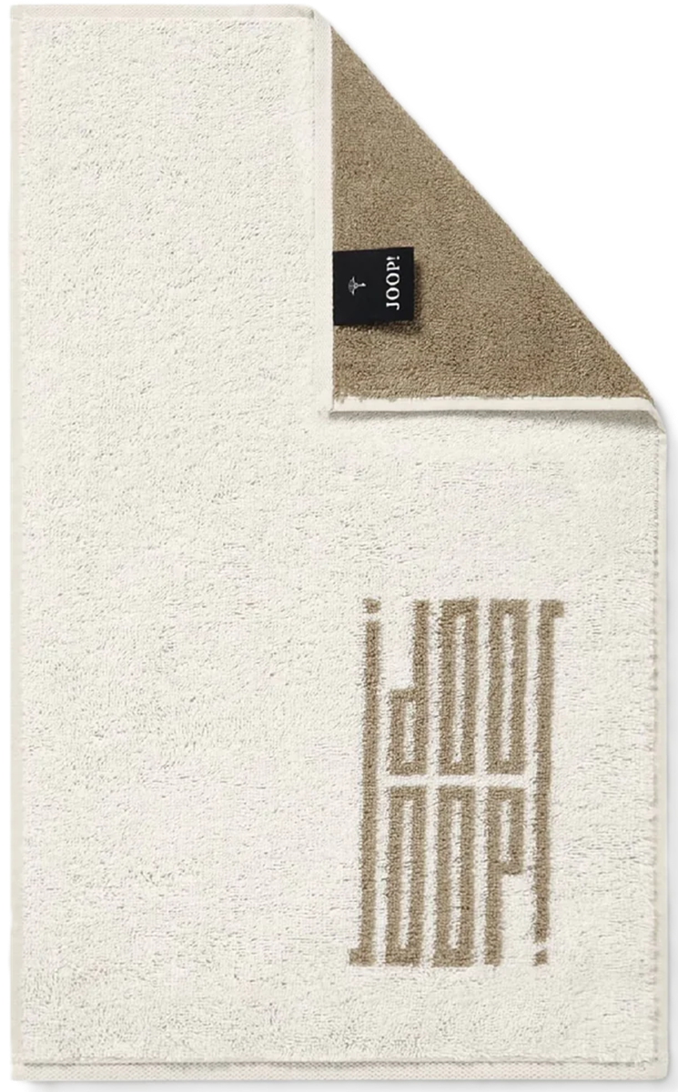 Joop! Gästetuch 30x50 Bars Doubleface Creme