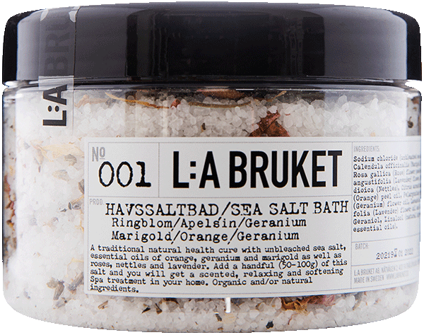 L:A Bruket 001 Bath Salt Marigold / Orange / Geranium L:A Bruket 001 Bath Salt Marigold / Orange / Geranium