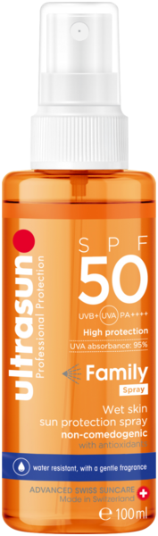 Ultrasun Family Wet Skin Spray SPF 50