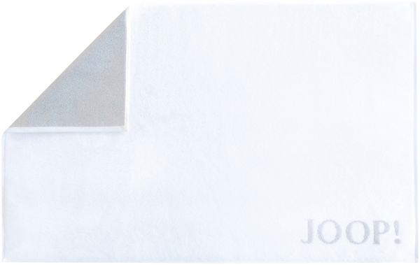 Joop! Badematte 50x80 Uni Weiß/silber