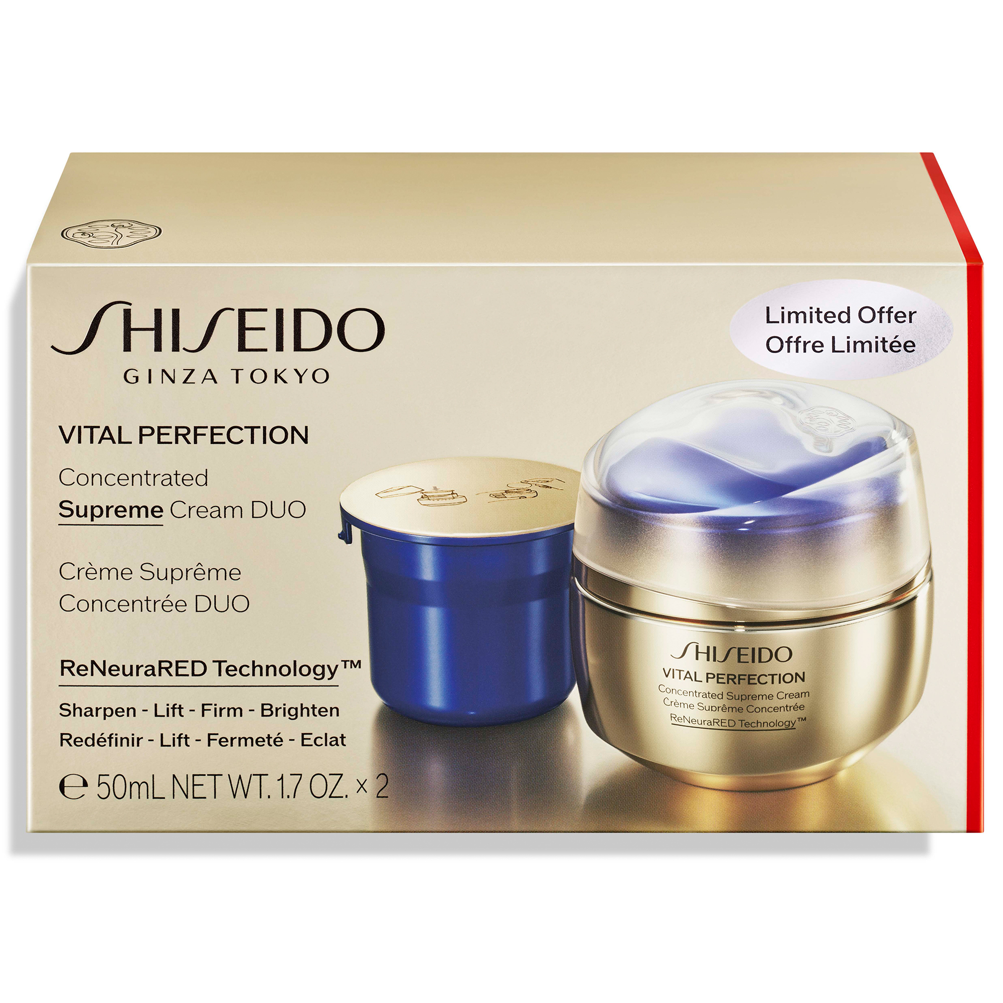768614210474_SHI_VPN_1 Shiseido Vital Perfection Concentrated Supreme Cream Duo