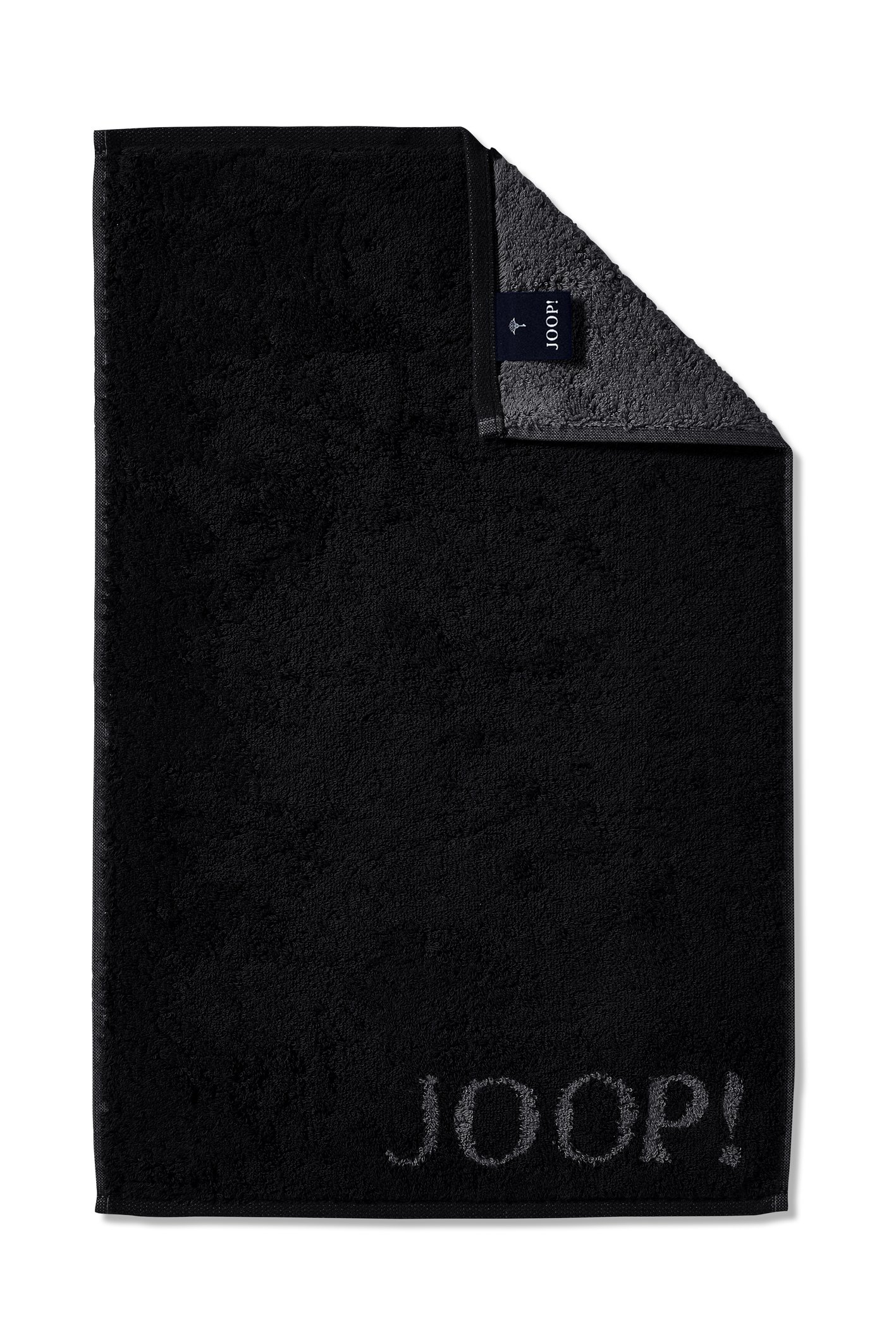Joop! Gästetuch 30x50 Doubleface schwarz