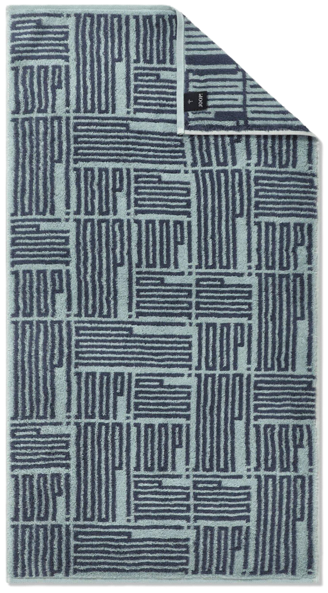 Joop! Duschtuch 80x150 Bars Allover Aqua