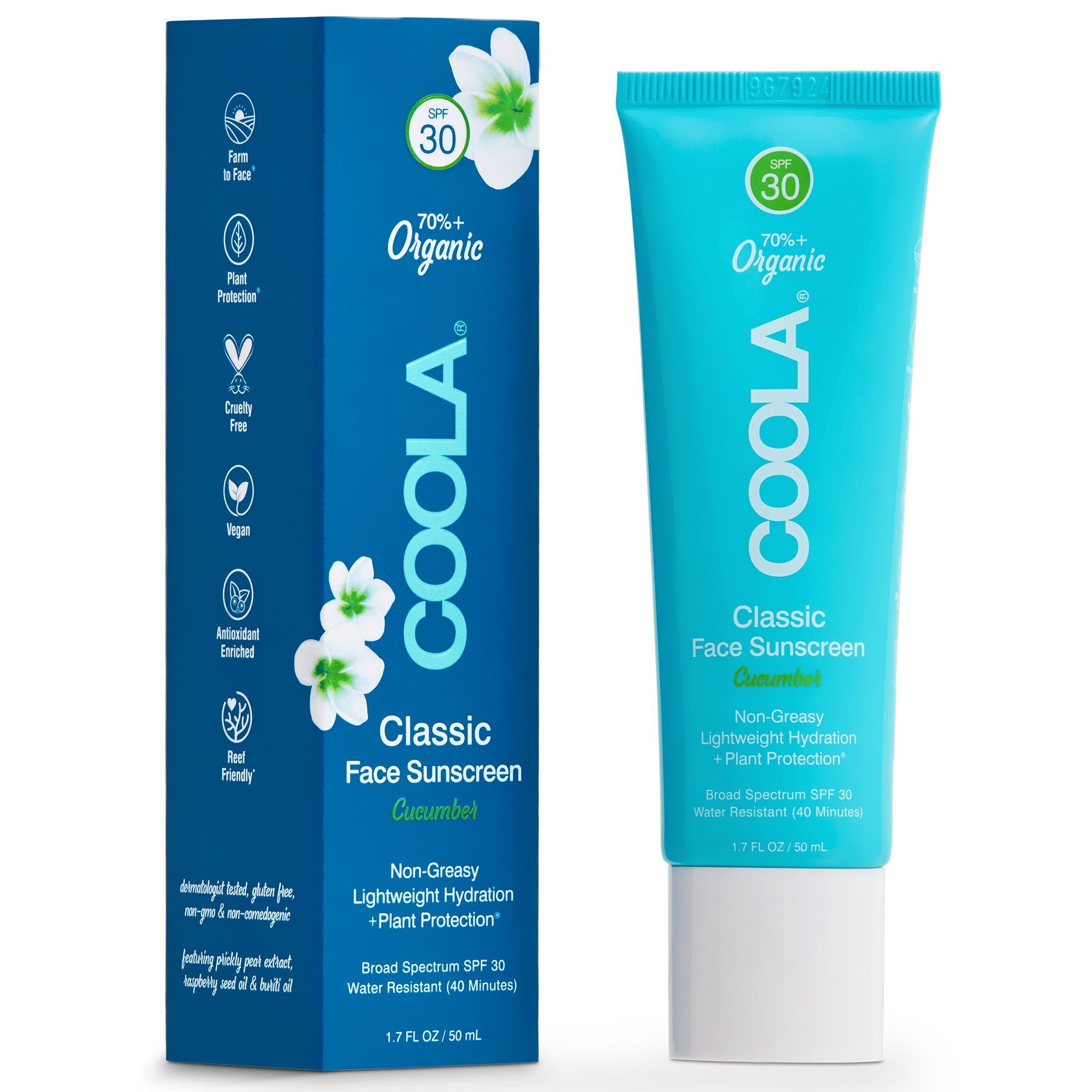 Coola Classic Face Cucumber SPF 30