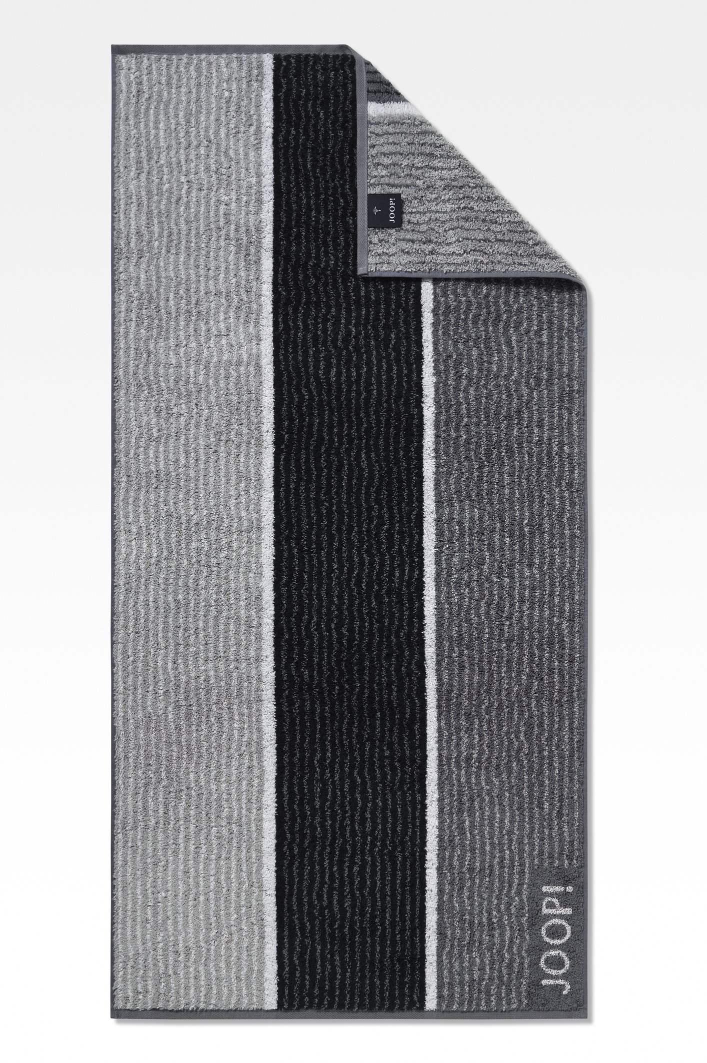 Joop! Signature Lines Handtuch 50x100 schwarz