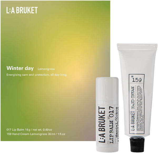 L:A Bruket Winter Day Set Lemongrass