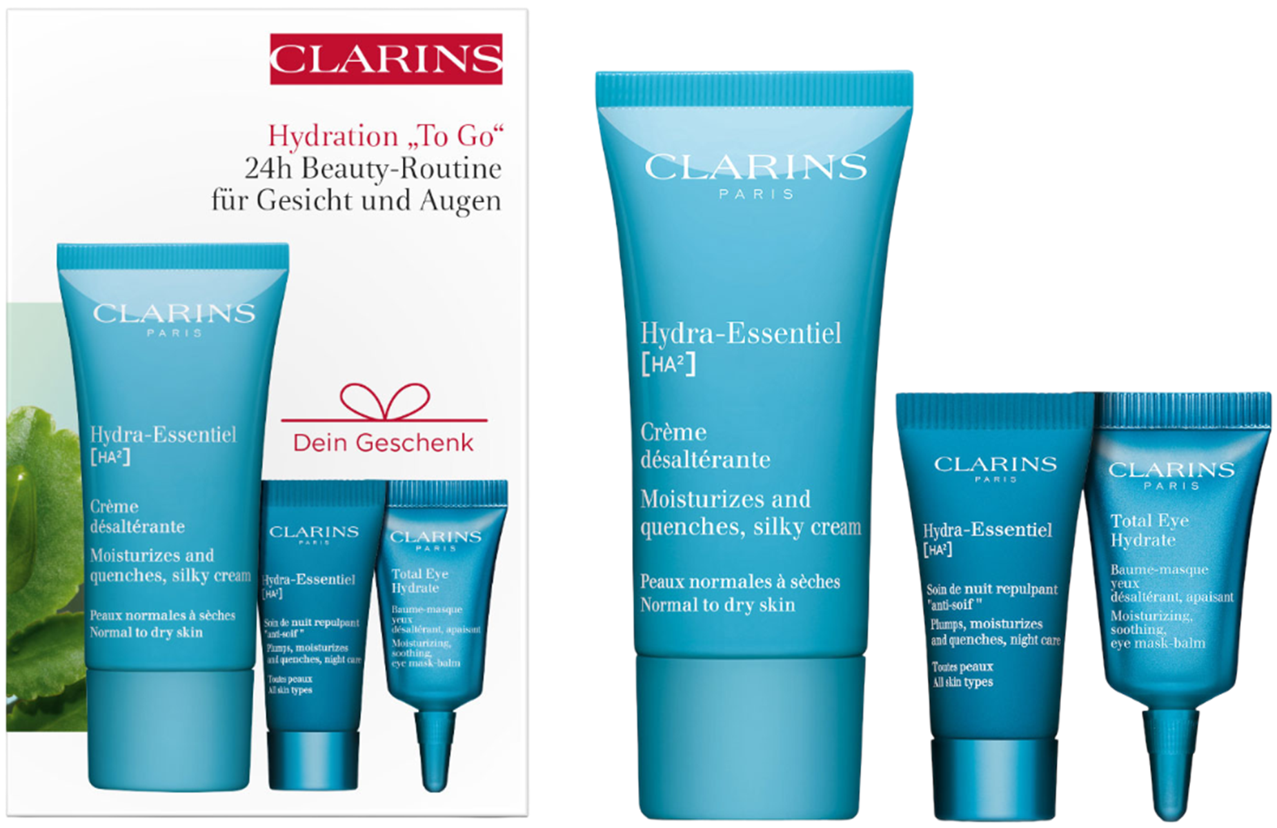 Clarins Hydration To Go Set