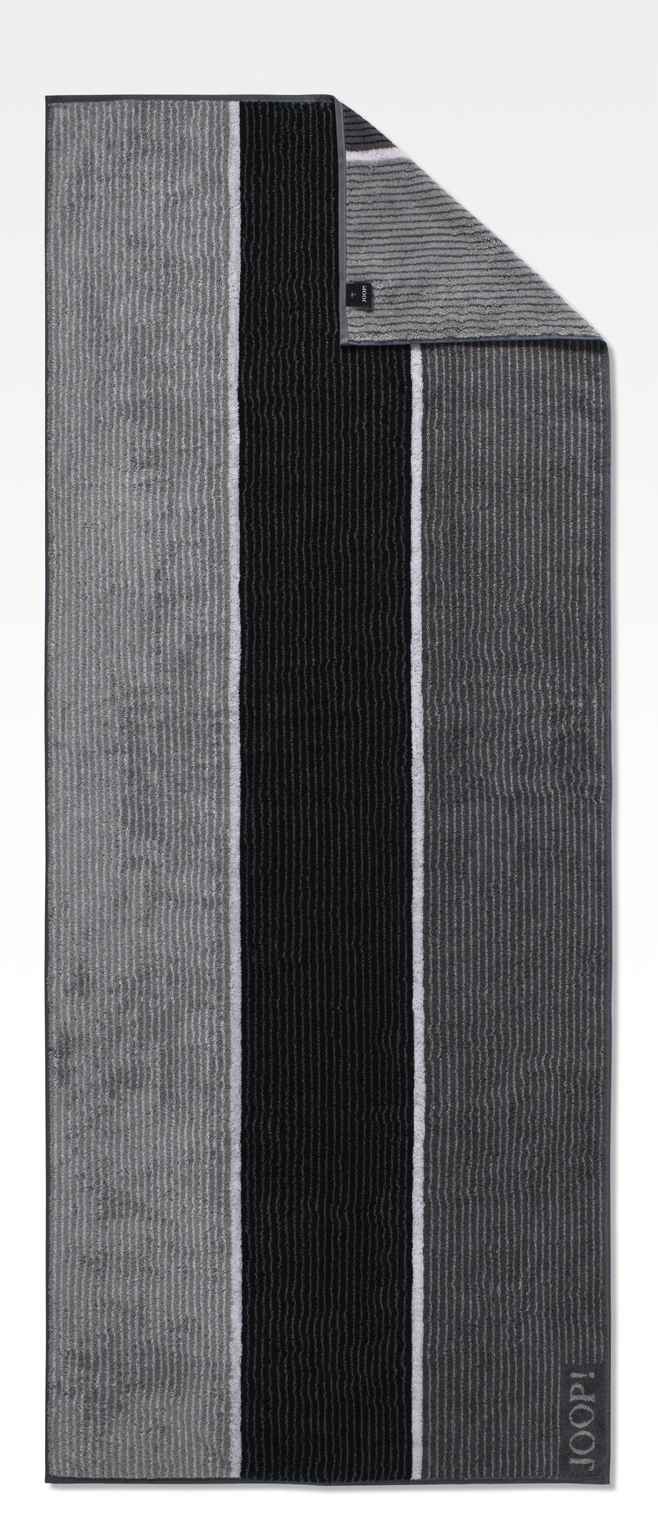 Joop! Signature Lines Saunatuch 80x200 Schwarz