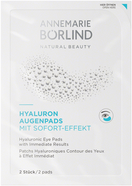 ANNEMARIE BÖRLIND HYALURON AUGENPADS mit Sofort-Effekt