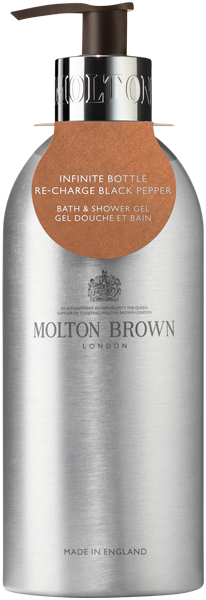 Molton Brown IInfinite Bottle Re-Charge Black Pepper Bath & Shower Gel