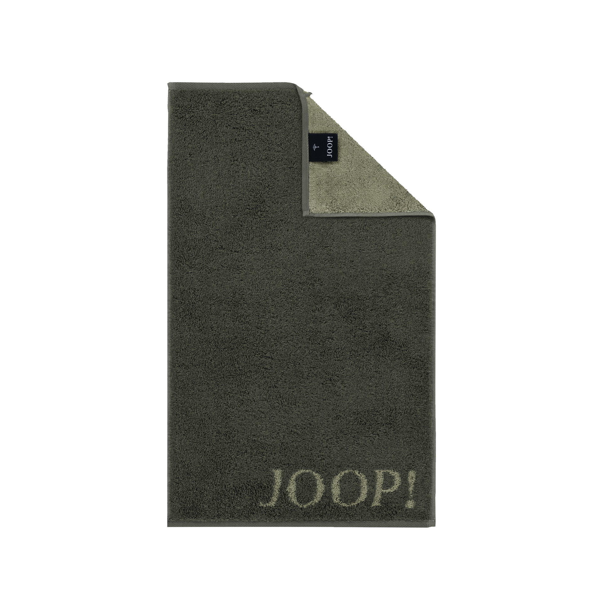 Joop! Gästetuch 30x50 Contour Doubleface Oliv