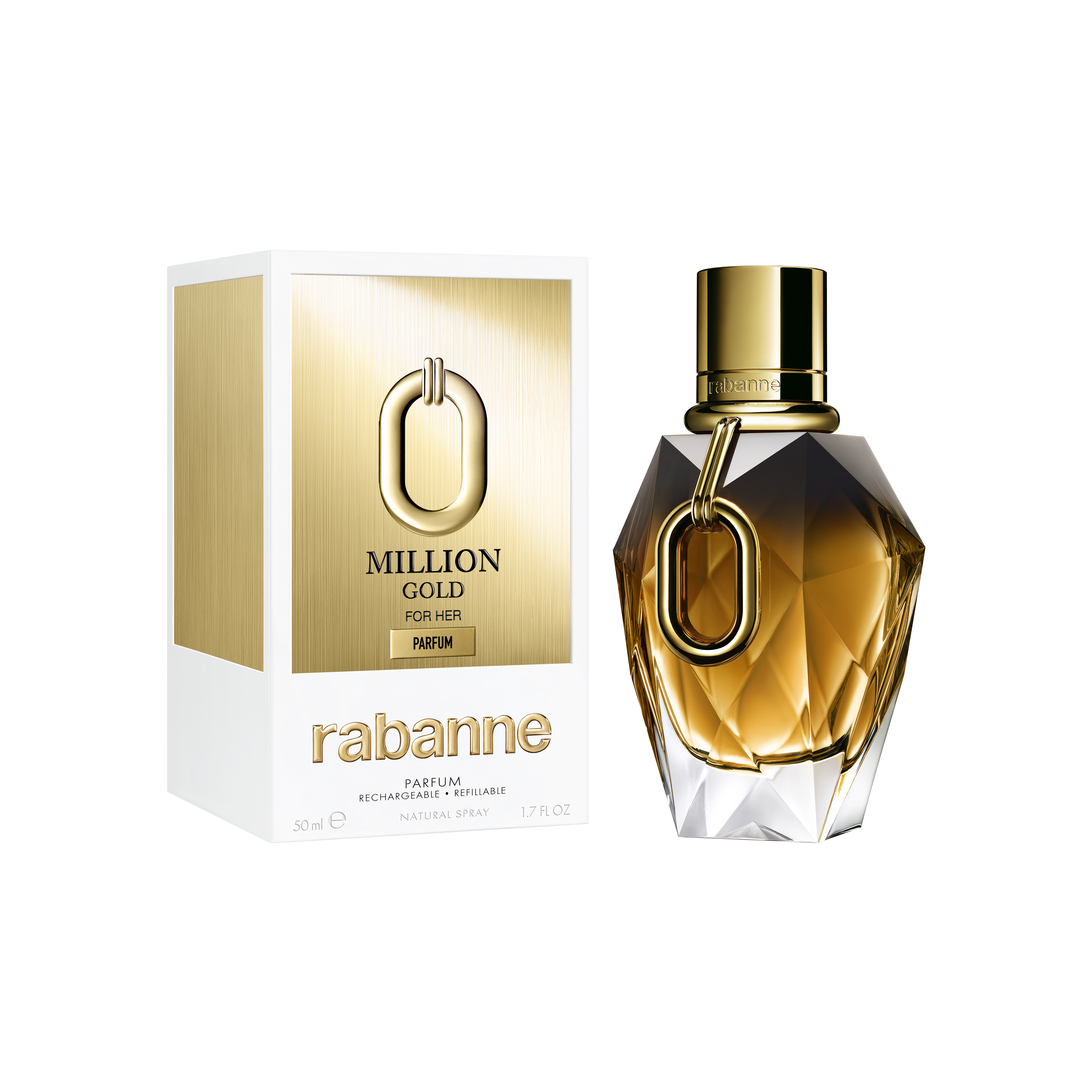 Rabanne Million Gold For Her Parfum Nat. Spray