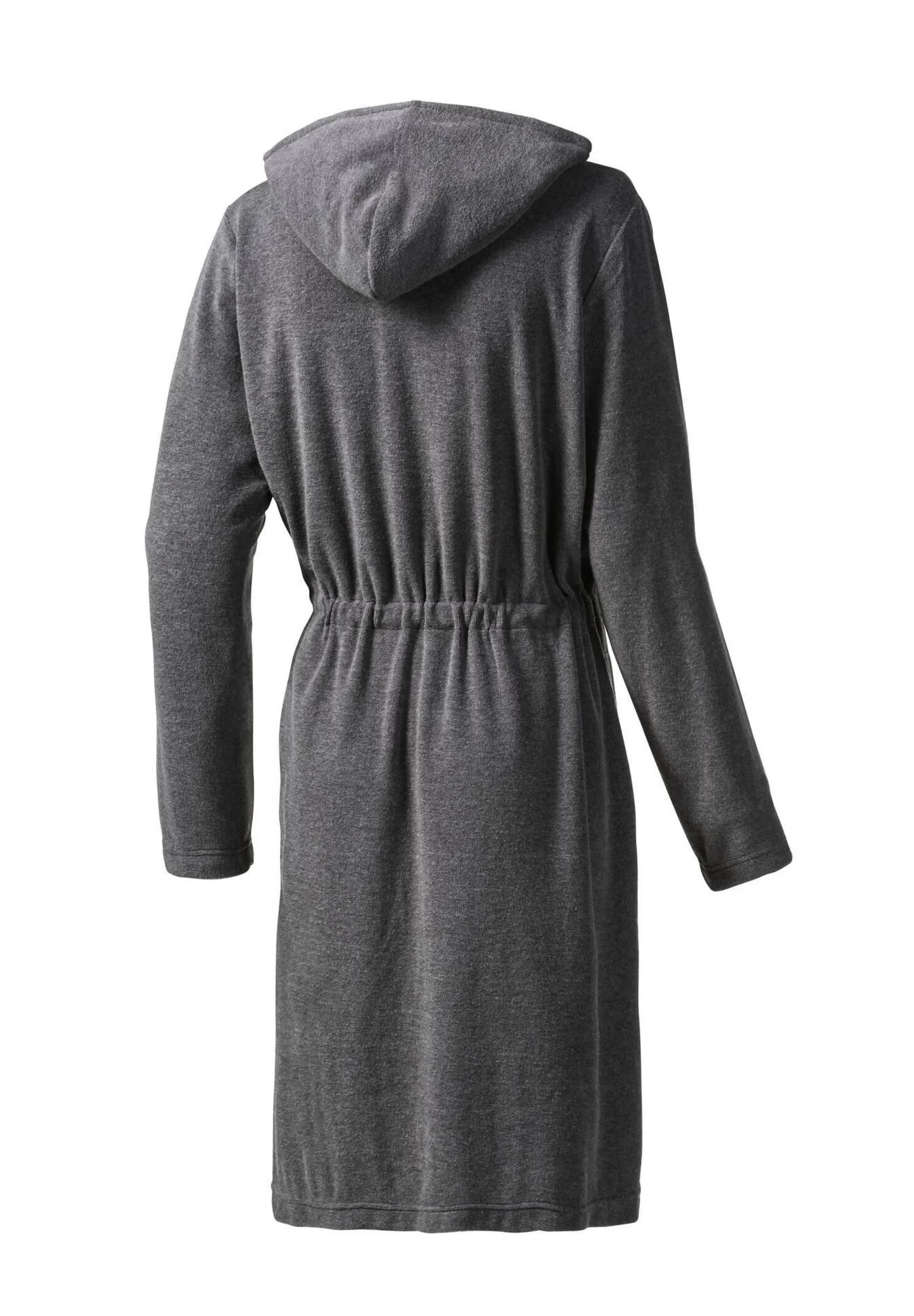 Joop! Kurzmantel Damen mit Kapuze,Tunnelzug und Reißverschluß, extraleicht, grau-melange Joop! Kurzmantel Damen mit Kapuze,Tunnelzug und Reißverschluß, extraleicht, grau-melange