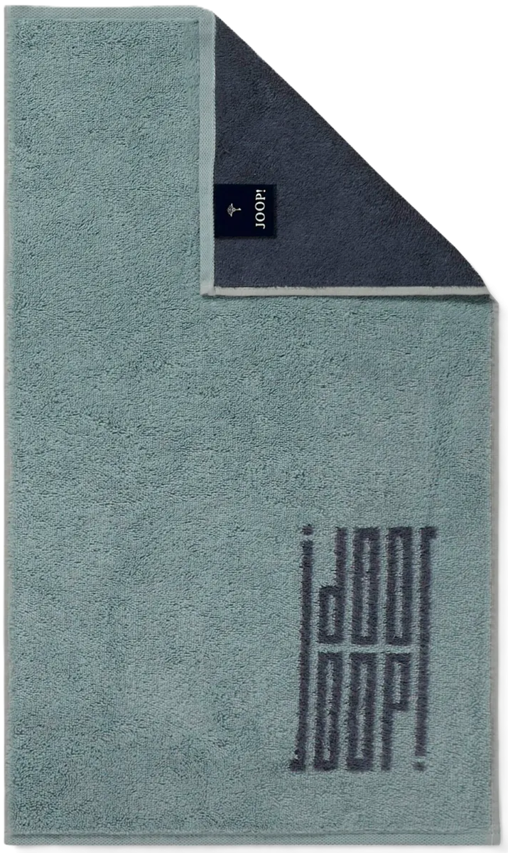 Joop! Gästetuch 30x50 Bars Doubleface Aqua