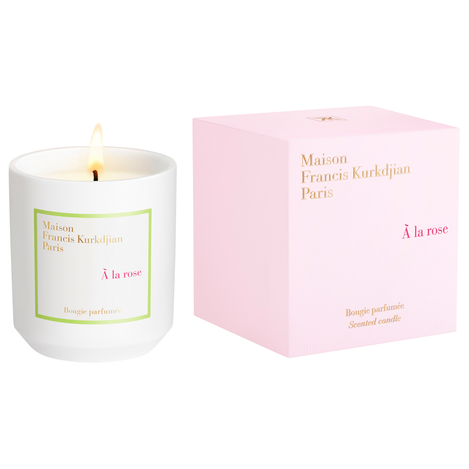 3700559612736-MAISON-FRANCIS-KURKDJIAN-Home-Scents-A-la-rose-Candle-280gr Maison Francis Kurkdjian À la Rose Scented Candle