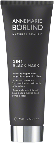 ANNEMARIE BÖRLIND 2 IN 1 BLACK MASK