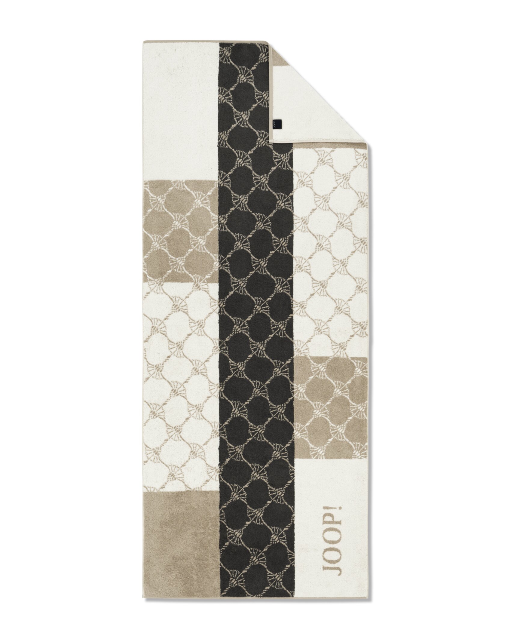 Joop! Saunatuch 80x200 Sauna Capsule Squares Natur