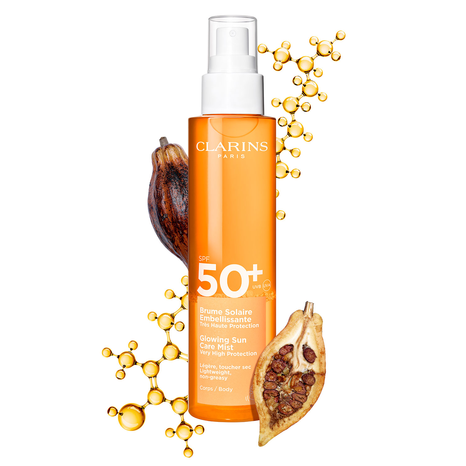 Clarins Brume Solaire Embellisante Corps SPF 50+