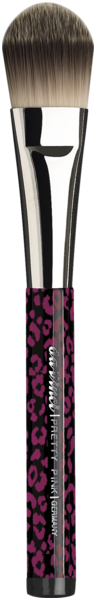 Da Vinci Pretty Pink Foundationpinsel flach, extrafeine, wellige Kunstfasern