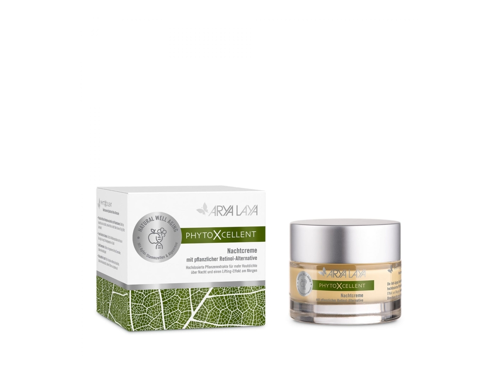 Arya Laya PhytoXcellent Nachtcreme mit pflanzl. Retinol-Aternative
